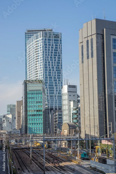 Fototapeta 都市の風景　東京渋谷