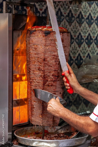 Obraz Authentic turkish doner kebap