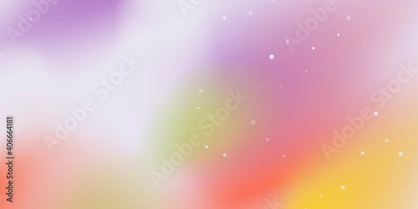 Fototapeta Abstract background with blurred gradients and white dots. Modern background for advertisements, landing pages, social networks and presentations. Vector illustration