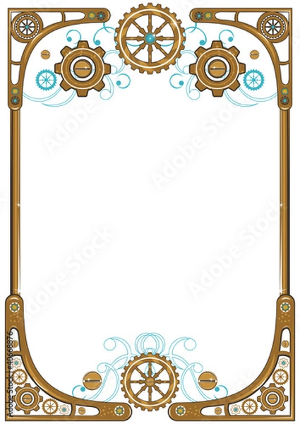 Obraz Steampunk frame