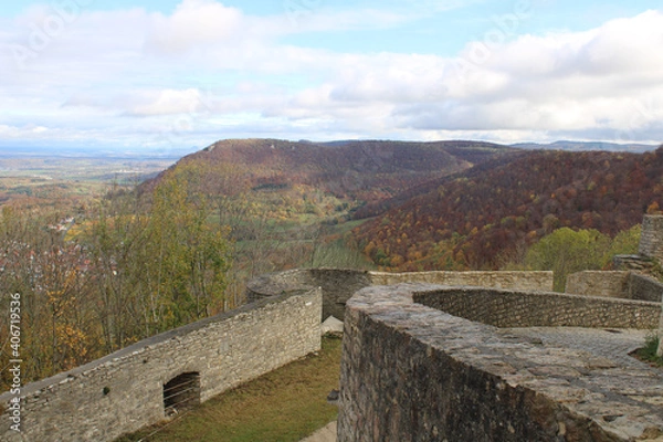 Obraz Blick vom Hohen Neuffen