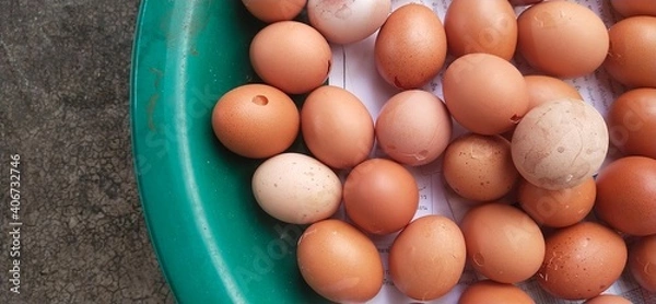 Obraz eggs in a basket