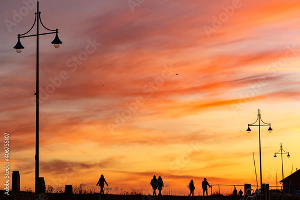 Obraz Sunset Strolls