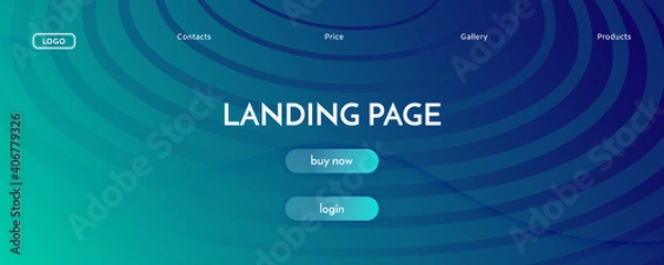 Fototapeta Dark Dynamic Wave. Fluid Abstract Elements.