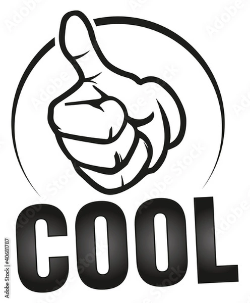 Obraz cool ok daumen hoch