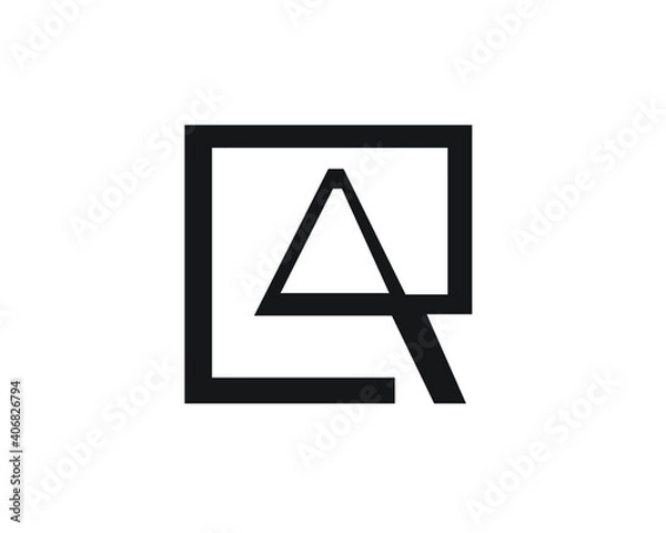 Fototapeta a and e creative logo designs and logo letters and initials 