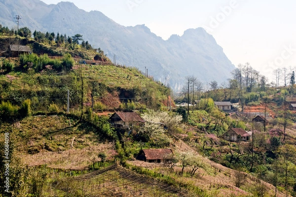 Obraz houses in mountains