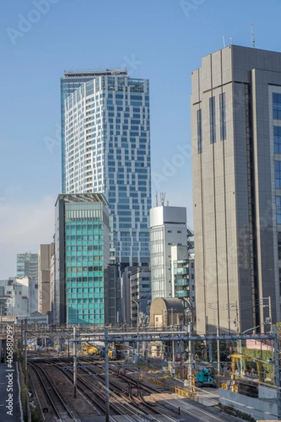 Obraz 都市の風景　東京渋谷