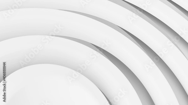 Obraz Abstract background with circles. 3d render.