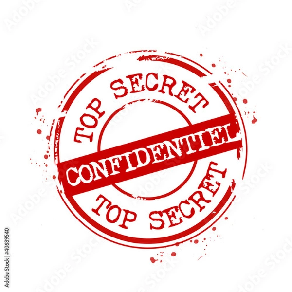 Obraz timbre top secret