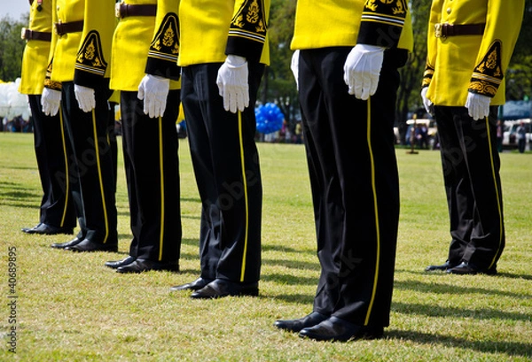 Obraz thai military parade