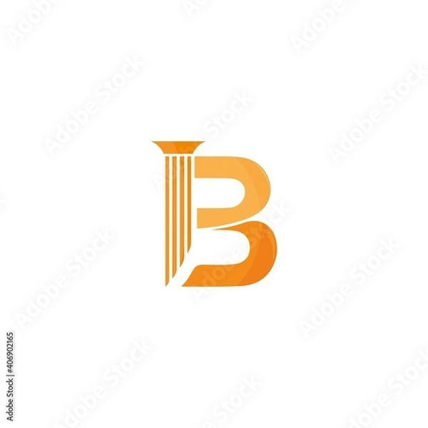 Obraz creative letter B logo