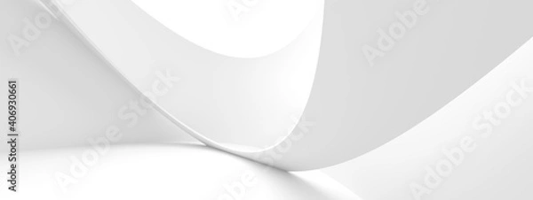 Fototapeta Abstract Concept Background. White Monochrome Texture