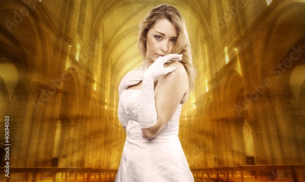 Fototapeta Pronta per il matrimonio