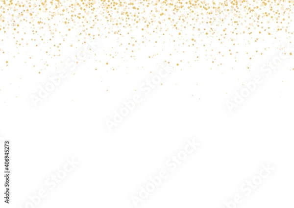 Obraz Gold Falling Glitter Confetti Celebration Party Background