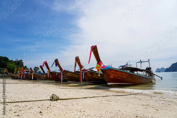 Obraz boat on the beach