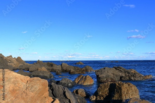 Fototapeta 室戸岬　灌頂ヶ浜　青い海と空　（高知県　室戸市）