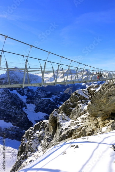 Obraz Walking above a glacier