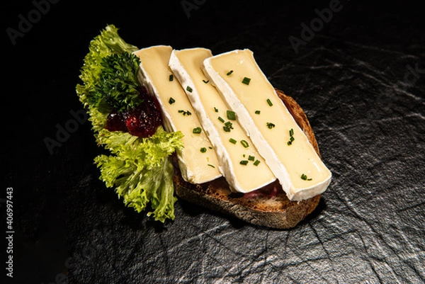 Fototapeta belegtes Brot