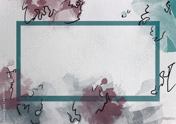 Obraz framework for photo or congratulation