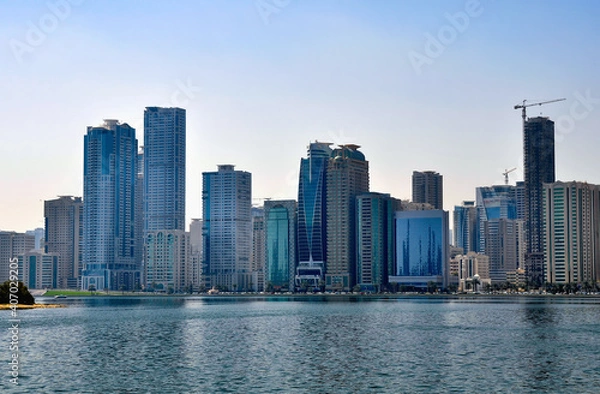 Obraz Tall buildings in the United Arab Emirates