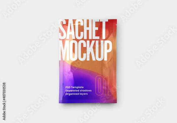 Obraz Sachet Mockup