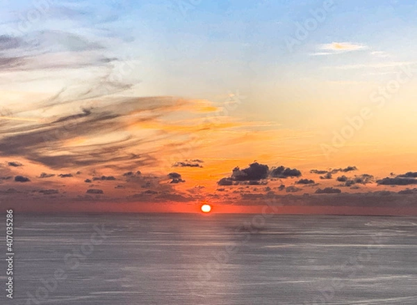 Obraz sunset over the sea