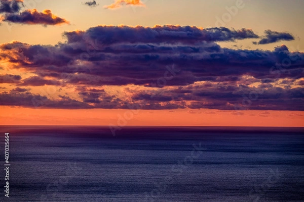 Obraz sunset over the sea