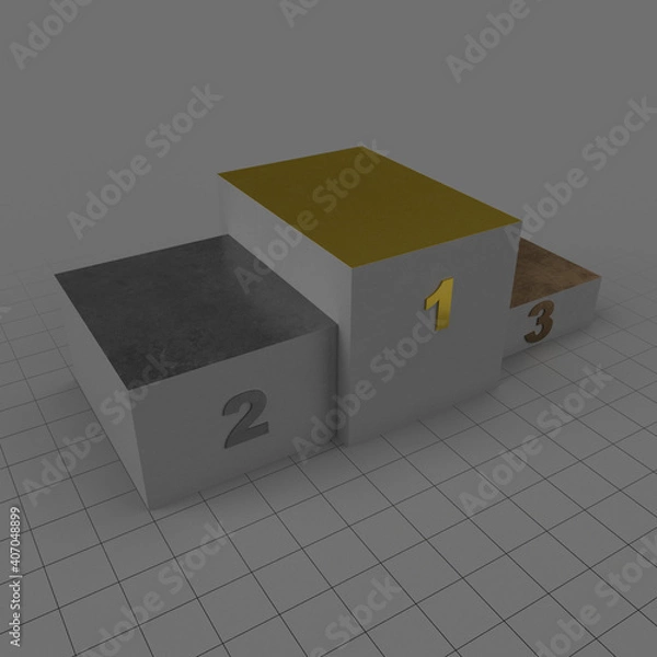 Obraz Winners podium