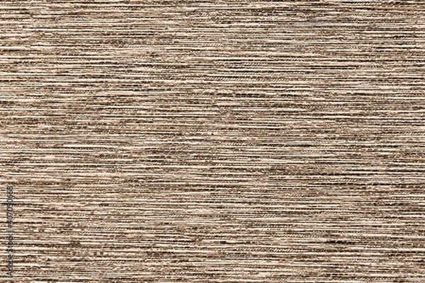 Obraz Beige canvas texture, abstract fabric horizontal lines pattern linen wallpaper vintage surface textile background