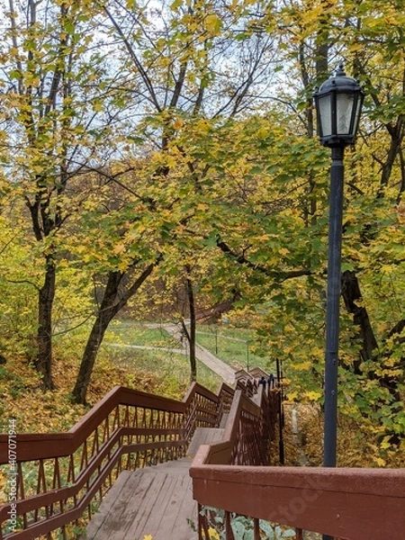 Obraz autumn stairs