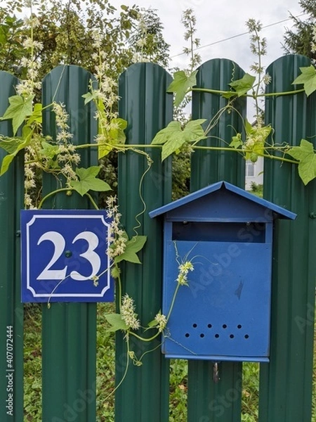 Obraz post box in the green