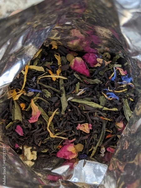 Obraz leaves and tea