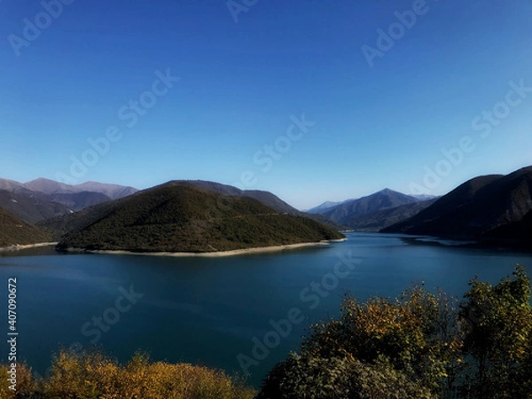 Obraz lake and mountains