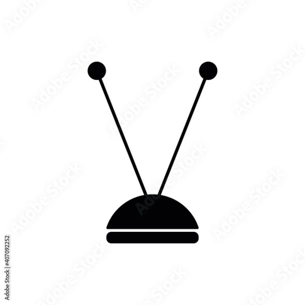 Obraz tv home antenna vector icon eps