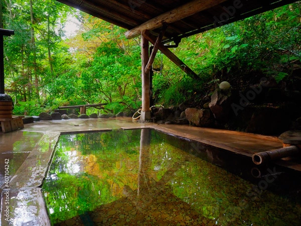Obraz 【宮城】鳴子温泉 露天風呂