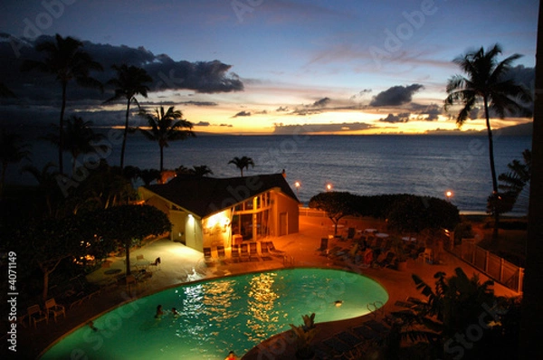 Obraz swimming pool in maui