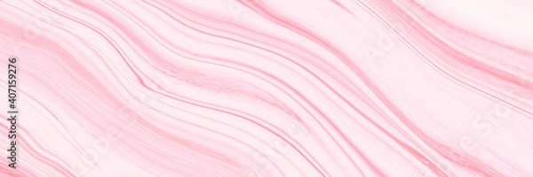 Fototapeta Marble rock texture pink ink pattern liquid swirl paint white that is Illustration background for do ceramic counter tile silver gray that is abstract waves skin wall luxurious art ideas concept.
