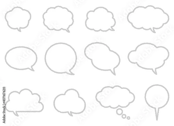 Fototapeta 吹き出し