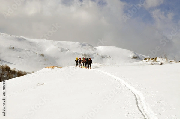 Obraz A la file indienne