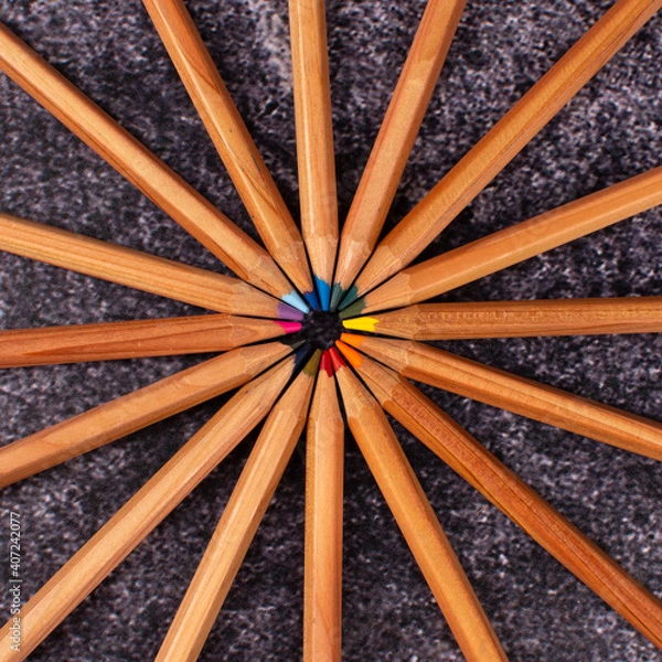 Obraz lápices de colores