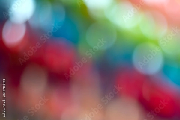 Obraz Colorful Bokeh Art Abstract ,Creative design templates for product web and mobile applications