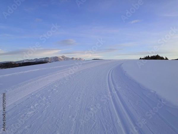 Fototapeta Langlaufloipe