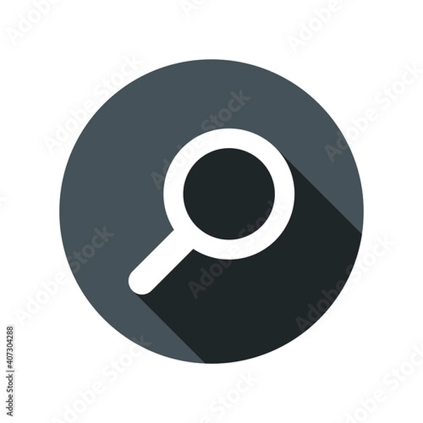 Fototapeta Magnifying glass or search icon