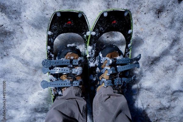Obraz Snow Shoeing Shoes