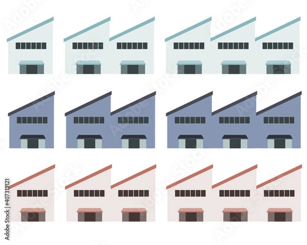 Obraz のこぎり屋根工場