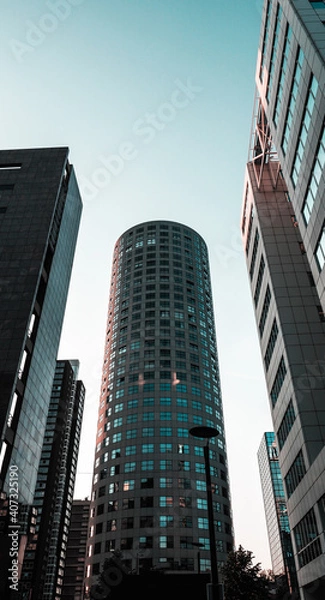 Fototapeta Amazing architecture of Rotterdam, Netherlands, taken on 01.06.2017