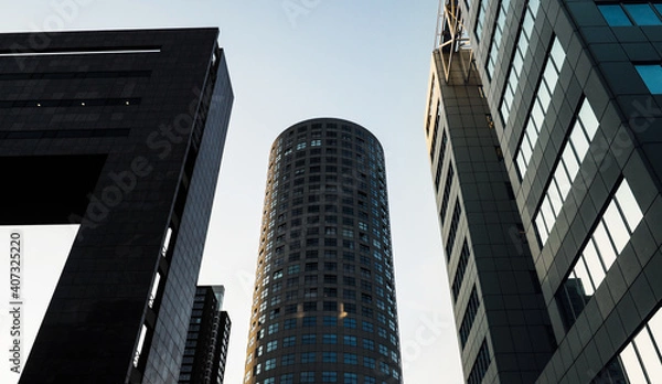 Fototapeta Amazing architecture of Rotterdam, Netherlands, taken on 01.06.2017