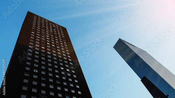 Fototapeta Amazing architecture of Rotterdam, Netherlands, taken on 01.06.2017