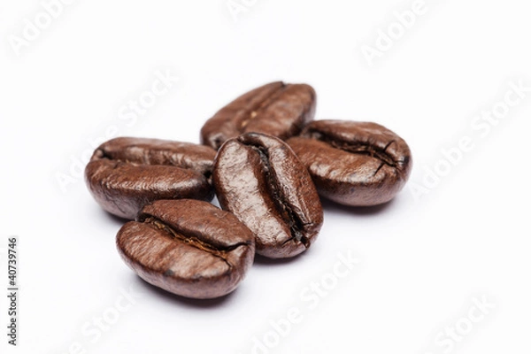 Fototapeta Coffee beans close up